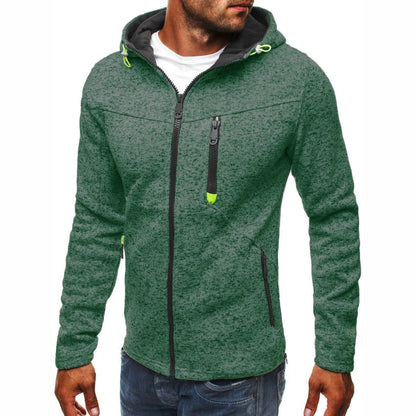 Herren Sportjacke atmungsaktiv Kapuzenjacke Funktionsshirt