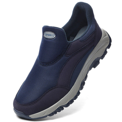 Damen Sneaker Sportlich Bequem Slip-On Sohle