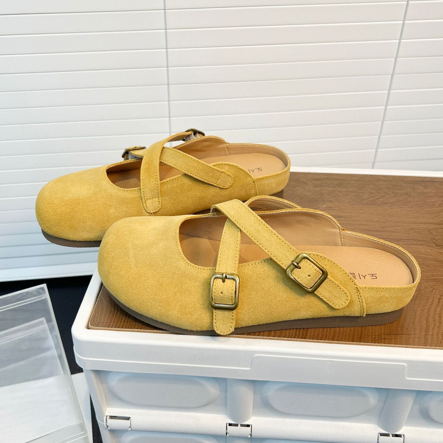 Damen Clogs Elegant Rutschfest Kreuzriemen Schuhe - BerlinGlamour