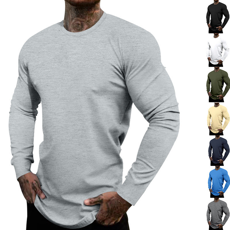 Herren T-Shirt Langarm Elastisch Feuchtigkeitstransportierend - BerlinGlamour