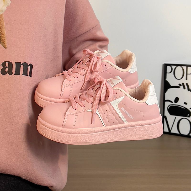 Damen Sneaker Modisch Sportlich Weiße