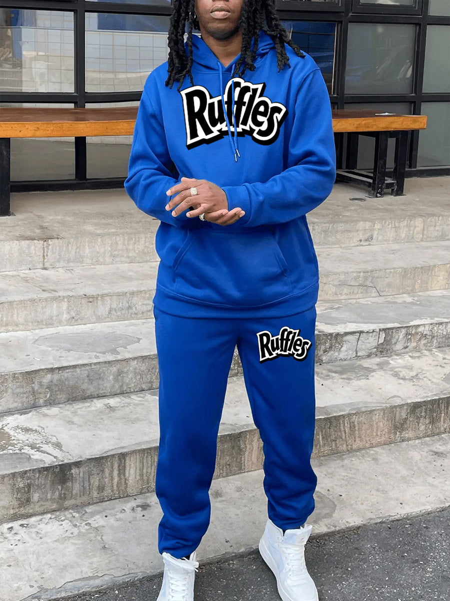 Herren Jogginganzug Set mit Logo, Gemütlich und Bequem
