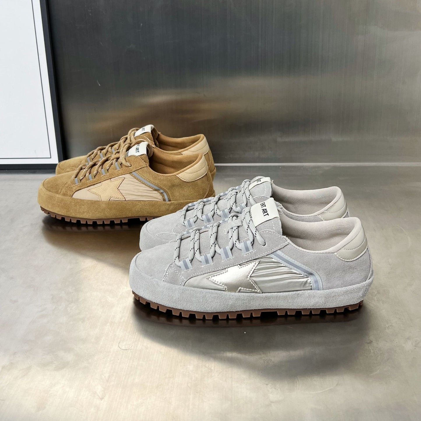 Damen Sneaker atmungsaktiv Hochsohle Modisch