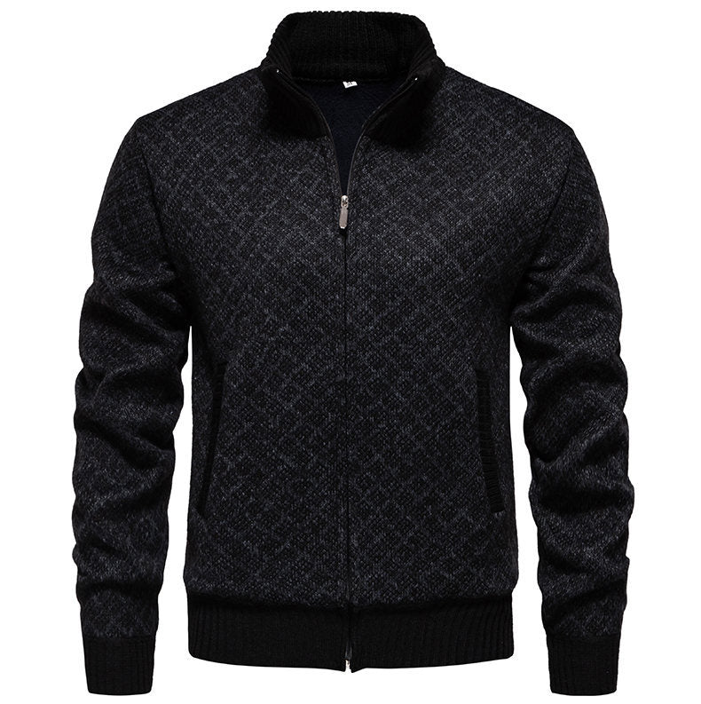 Herren Sweatjacke Gesteppt Warm Modern