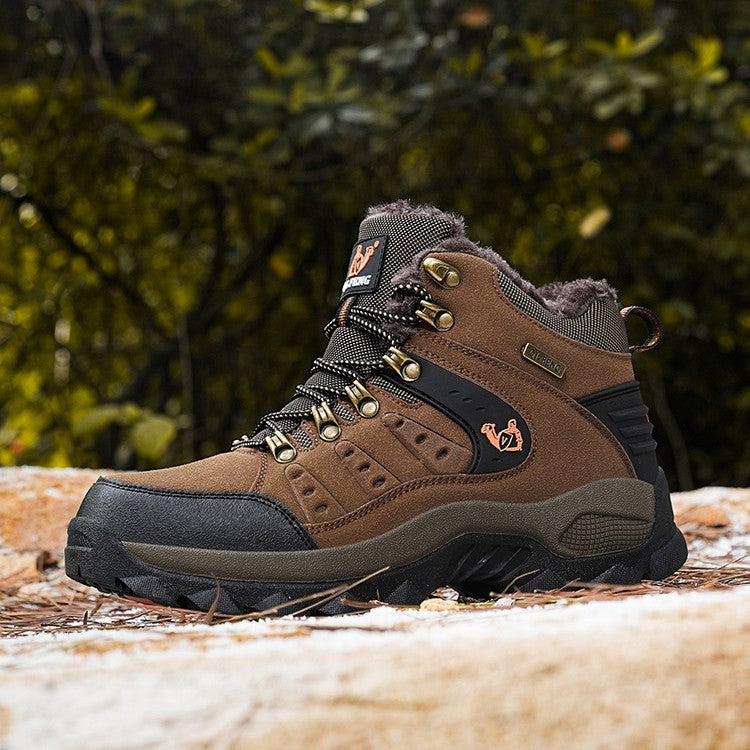 Wanderschuhe Herren Warm isoliert Trekkingstiefel