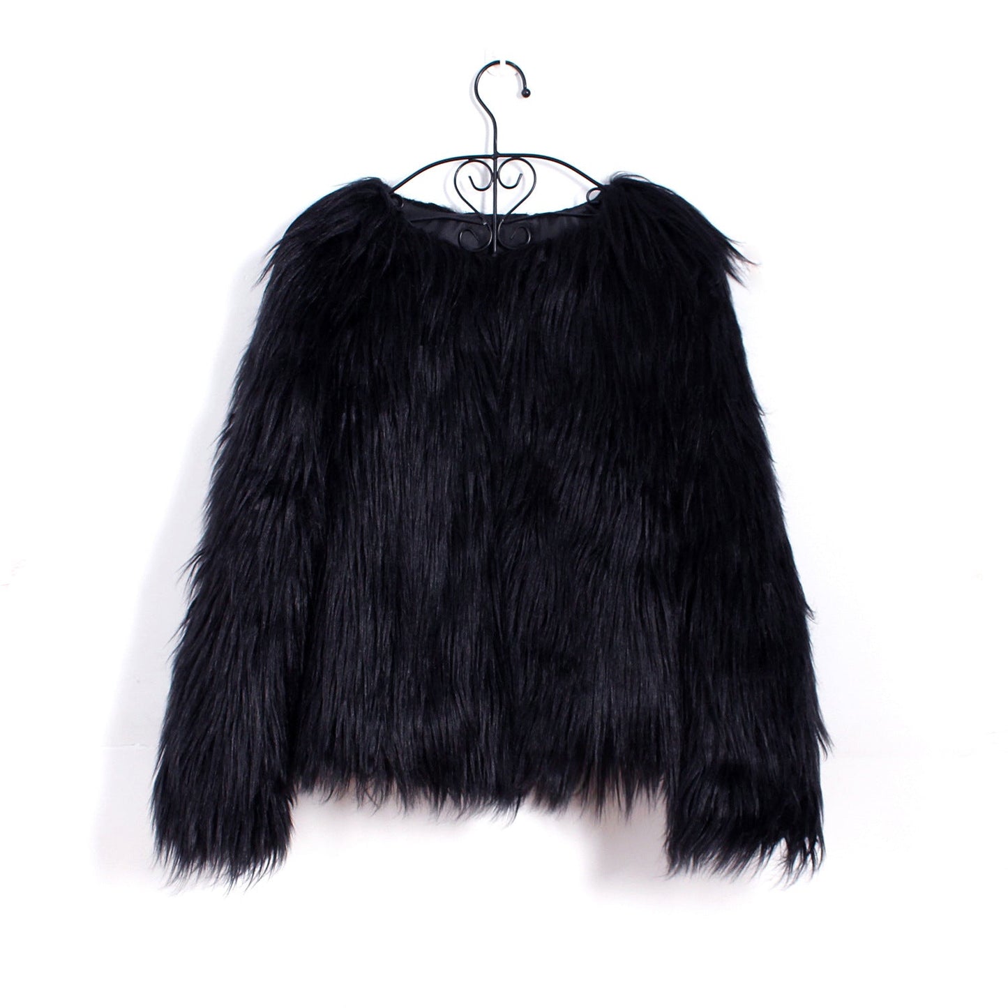 Kunstpelzjacke Damen Flauschig Lässig Oversized