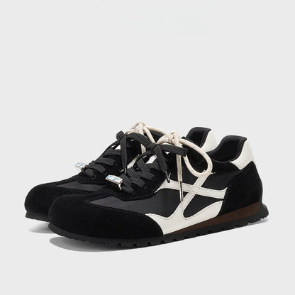 Damen Sneaker Sportlich Atmungsaktiv Wildleder