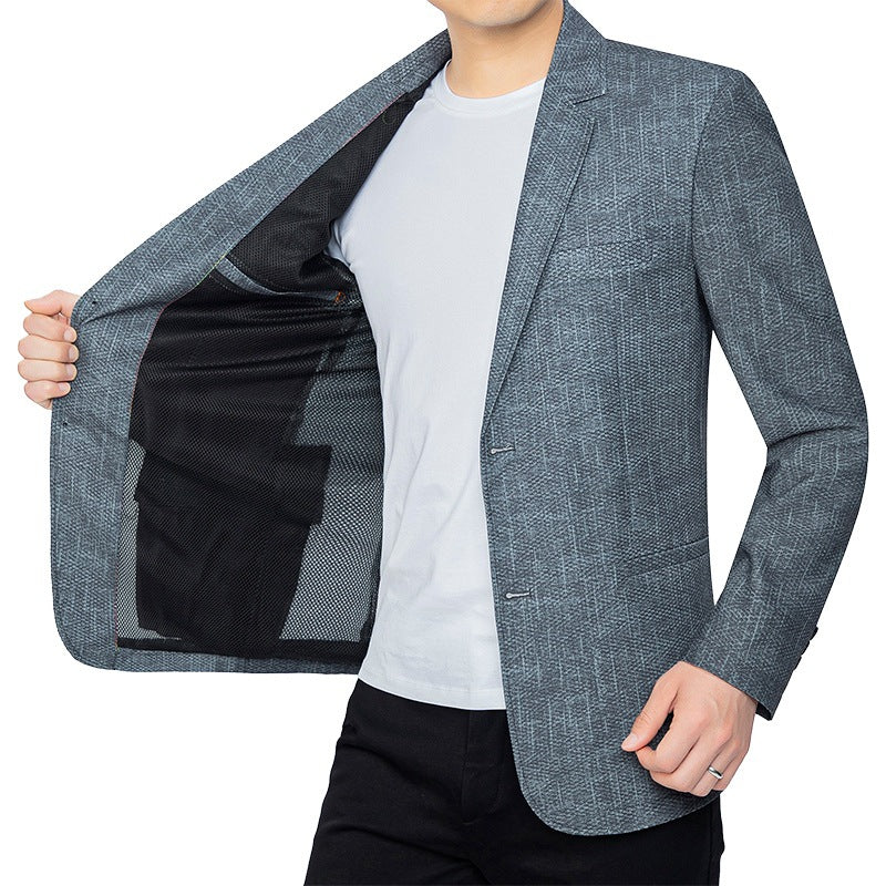 Herren Blazer Jacke Modern Slimfit Taschen
