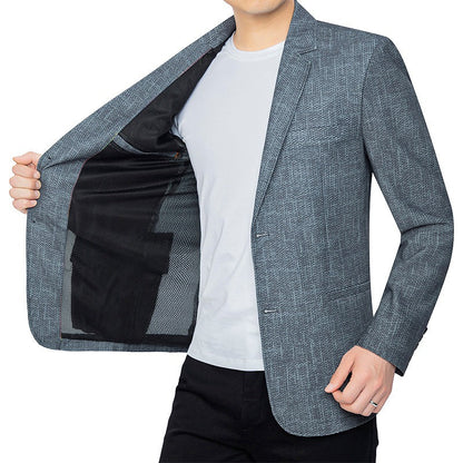 Herren Blazer Jacke Modern Slimfit Taschen