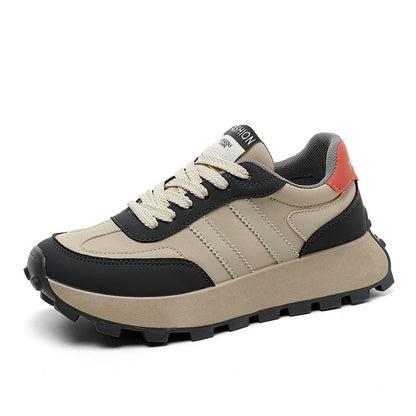 Damen Sneaker Plateau Schuhe Rutschfest Mode