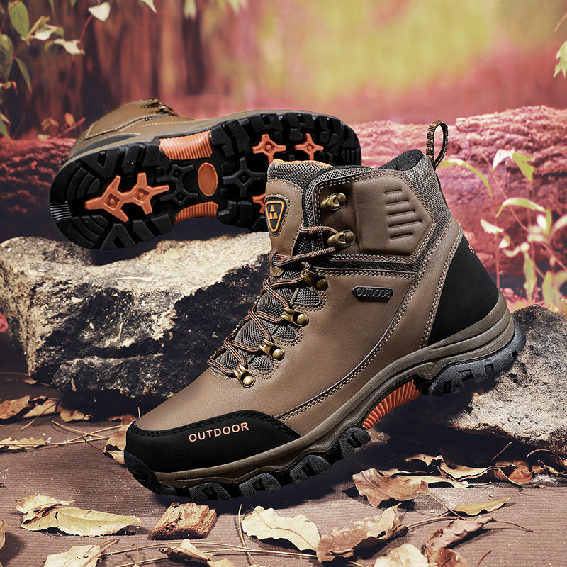 Herren Wanderstiefel Knöchelhoch Griffig Outdoor - BerlinGlamour