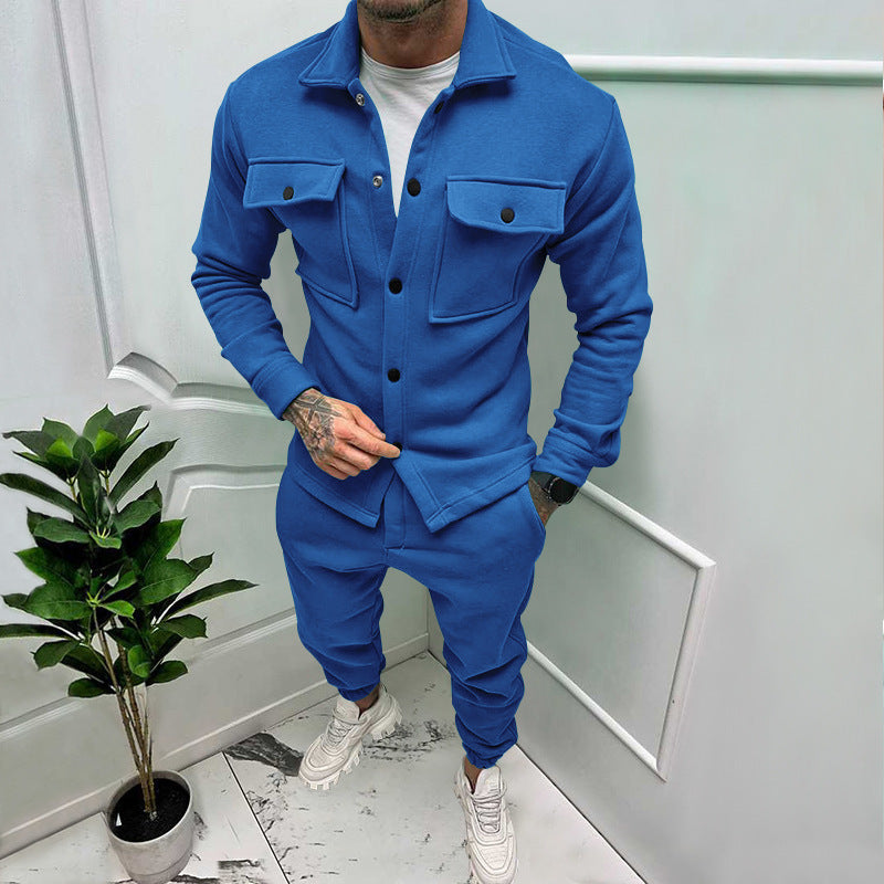 Herren Freizeitanzug Modern mit Taschen Casual