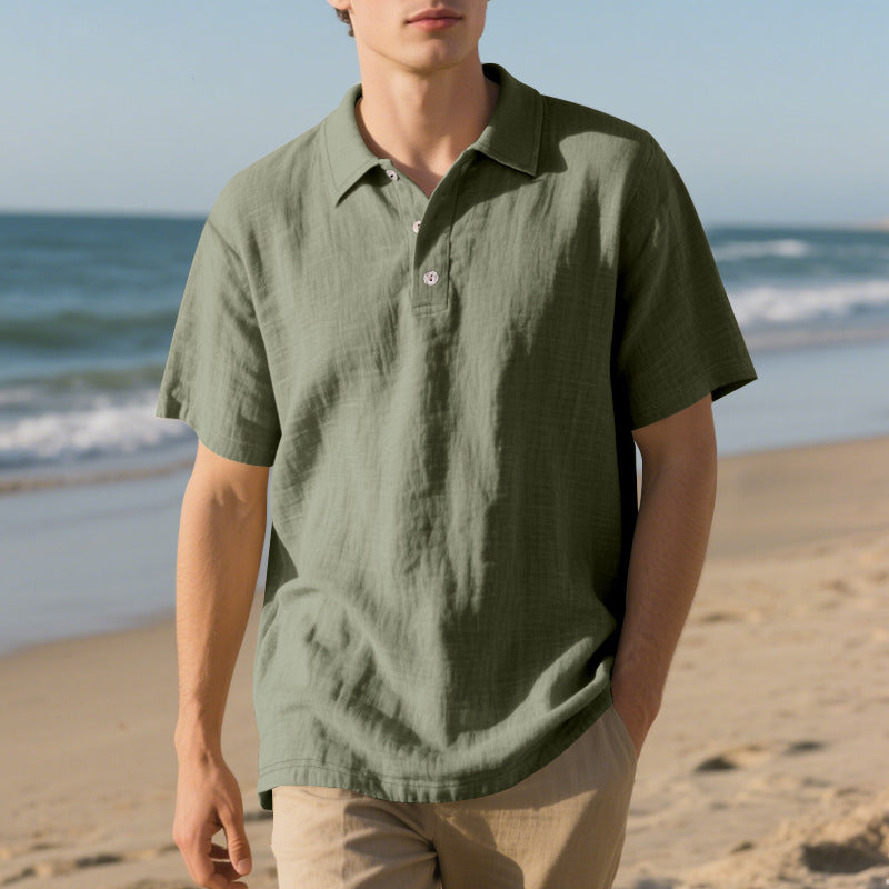 Herren Poloshirt Kurzarm Baumwolle Klassisch Modern