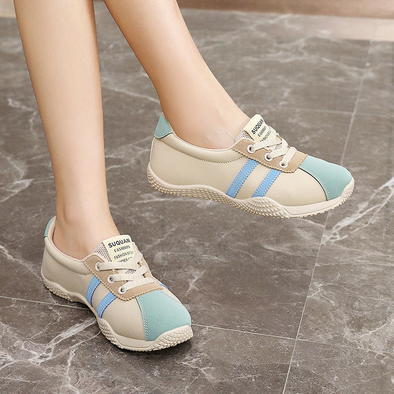 Damen Sneaker Sportlich Atmungsaktiv Mesh Rutschfest