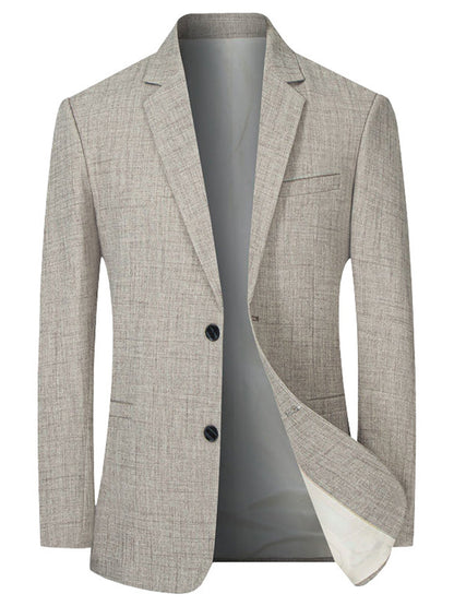 Herren Blazer Freizeit Elegante Struktur Optik Modern