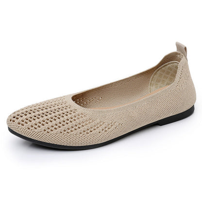 Damen Ballerinas Atmungsaktiv Flexibel Elegant