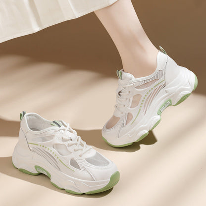 Damen Sneaker Sportlich Atmungsaktiv Dämpfend