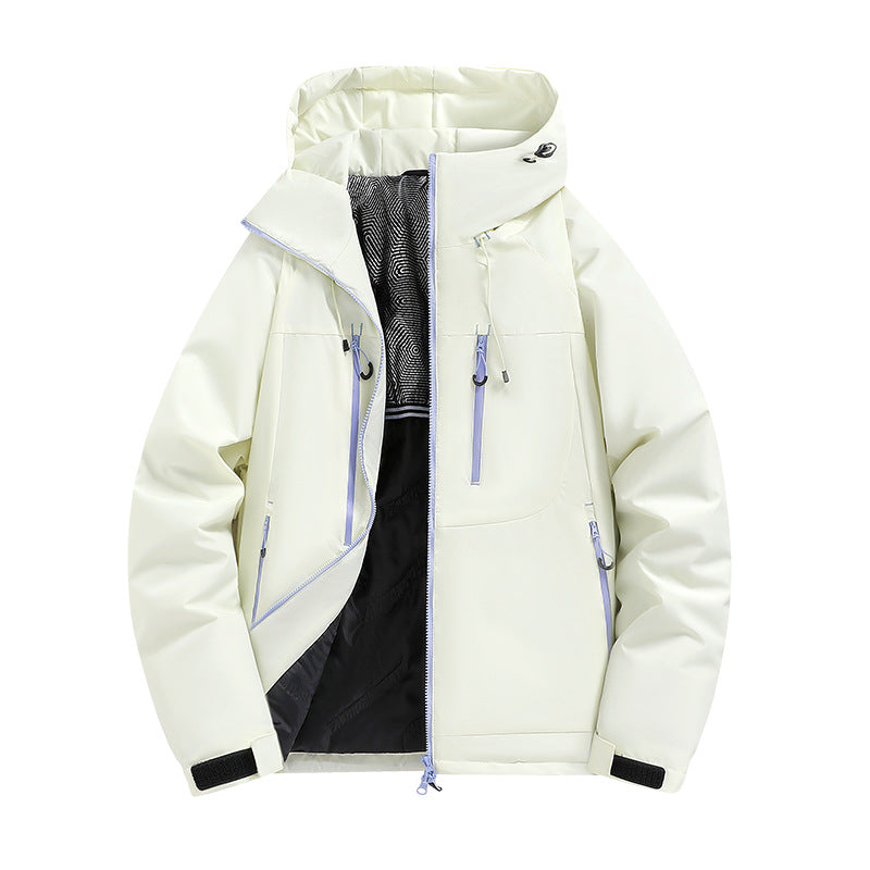 Herren Funktionsjacke Wasserdicht Winddicht Modern