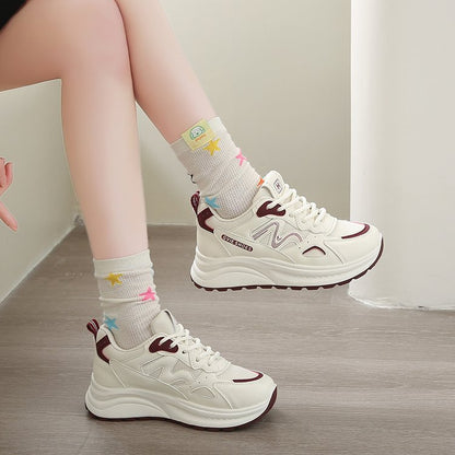 Damen Sneaker Bequem Fitnessschuhe Sportlich
