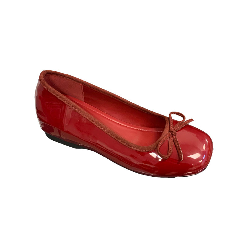 Damen Ballerinas Bequem Schleifen Detail Elegante Schuhe