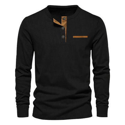 Herren Langarmshirt Gestreift Modern Berlin Style