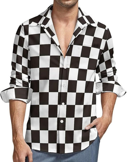 Herren Hemd Karo Modern Trendig Berlin Style