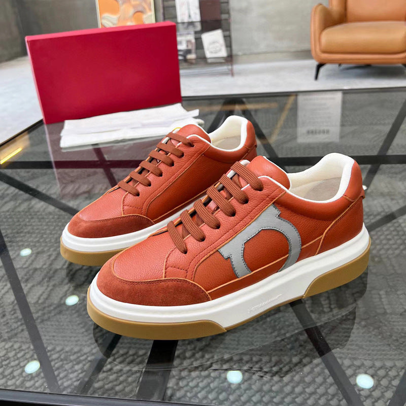 Damen Sneaker Sportlich Lederschuhe Trendy Modell