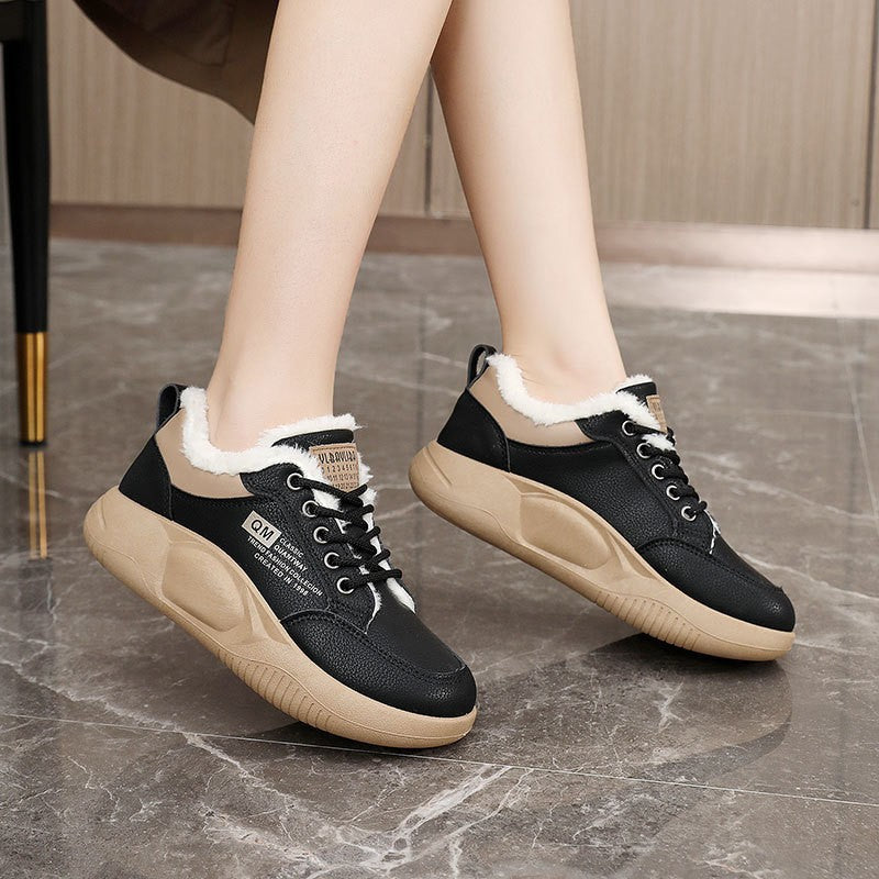 Warme Winter Sneaker Damen Fleece Innensohle Schneestiefel - BerlinGlamour
