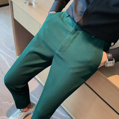Herren Slim-Fit Hose Frühlings Look Modern