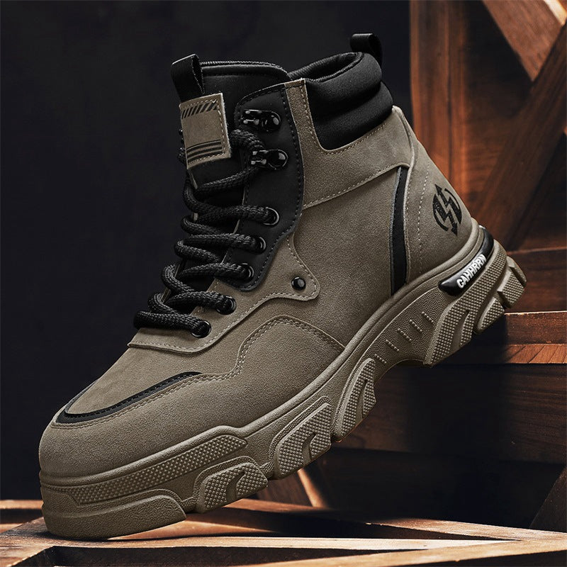 Damen Sportstiefel High-Top Robust Laufsohlen Damenschuhe