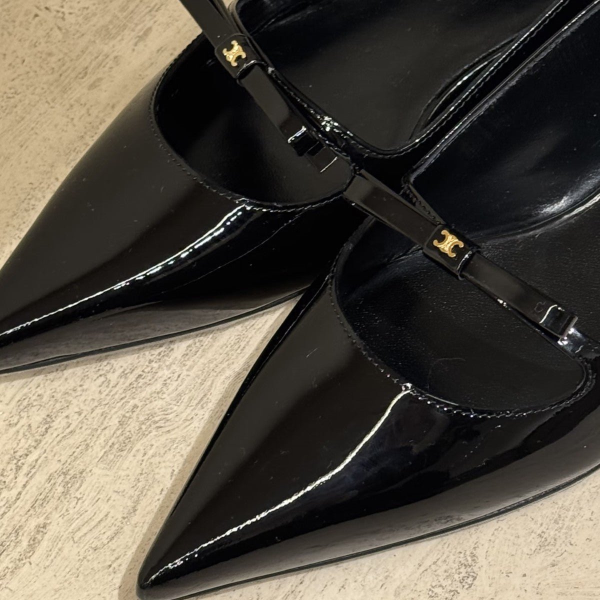 Damen Ballerinas Spitze Elegant Riemenverschluss Modisch