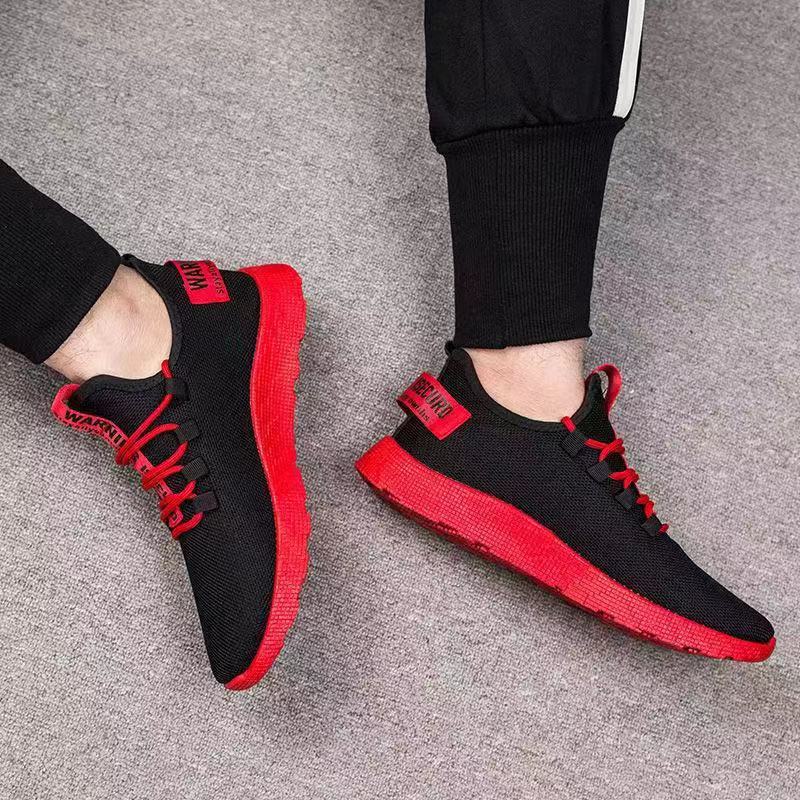 Damen Sneaker Flexibel Rutschfest Mesh Schwarzweiß