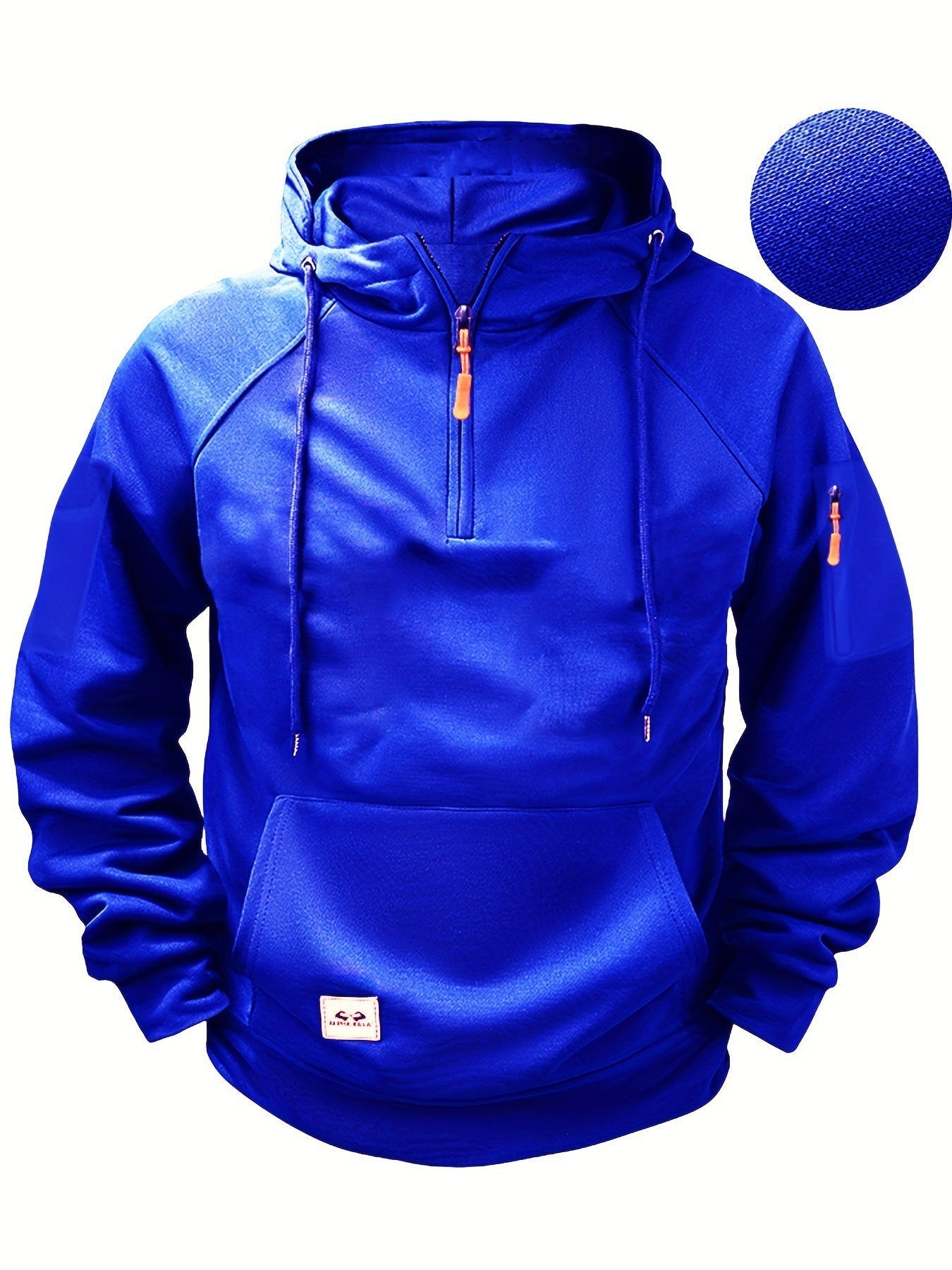 Herren Sportpullover Kapuzenpullover Mit Reißverschluss Taschen