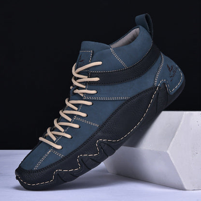 Herren Lederschuhe Echtleder Schwarz Elegant - BerlinGlamour