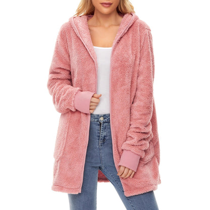 Weiche Damen Fleecejacke Warm Berlin Style