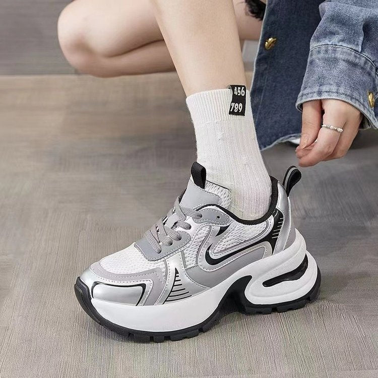 Damen Sneaker Sportlich Leicht mit Dämpfung und Weichem Innenfutter