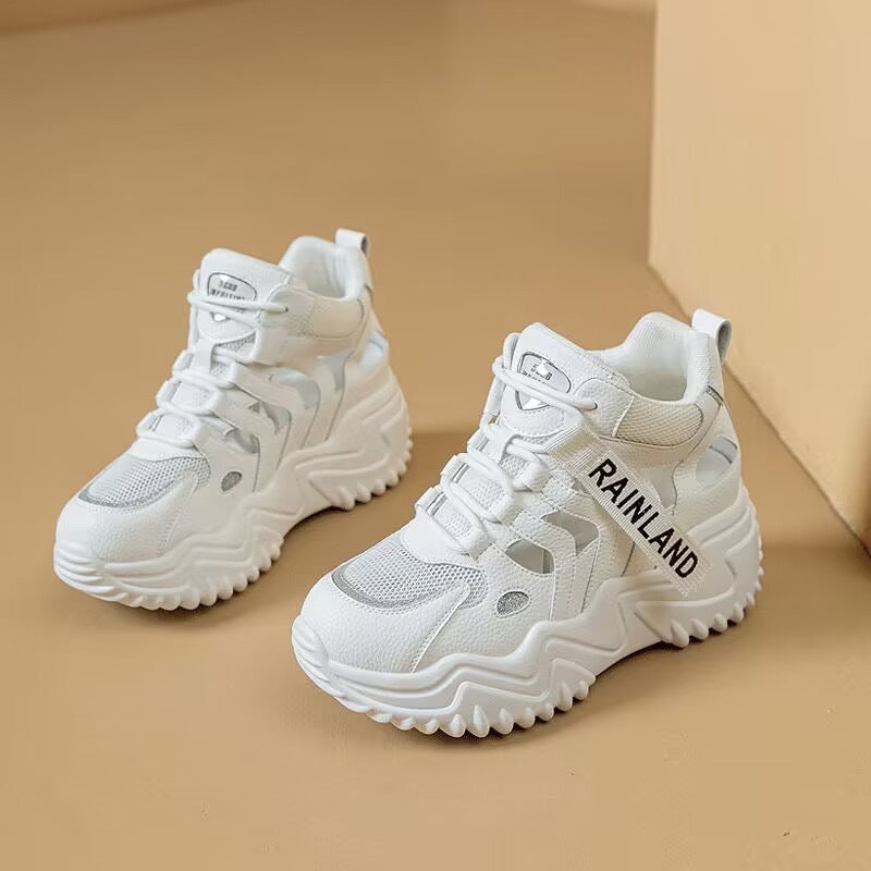 Damen Sneaker Sportlich Chunky Sneakers Modisch