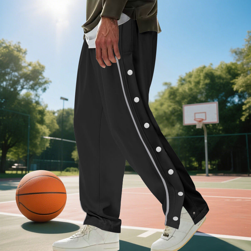 Herren Sport Hose Freizeit Modern Mit Kontraststreifen - BerlinGlamour