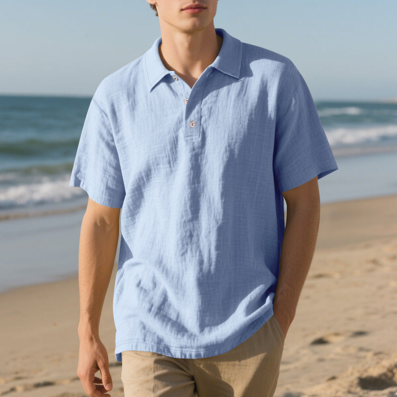 Herren Poloshirt Kurzarm Baumwolle Klassisch Modern