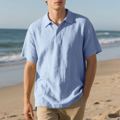 Herren Poloshirt Kurzarm Baumwolle Klassisch Modern