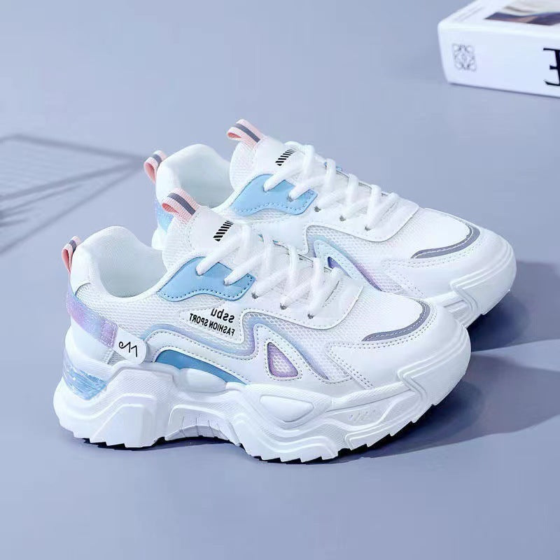 Damen Sneaker Sportlich Reflektierend Komfortabel Laufschuhe
