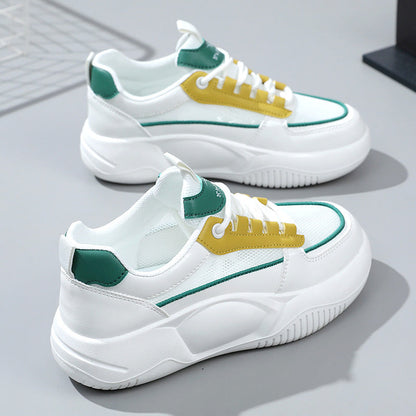 Damen Sneaker atmungsaktiv mit gepolsterter Laufsohle Modern - BerlinGlamour