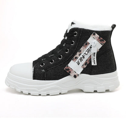 Damen Sneaker High Top Warm Innenfutter Robust