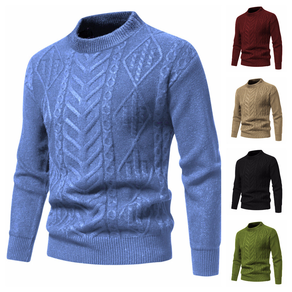 Herren Pullover Strick mit Muster Modern Geschmack - BerlinGlamour