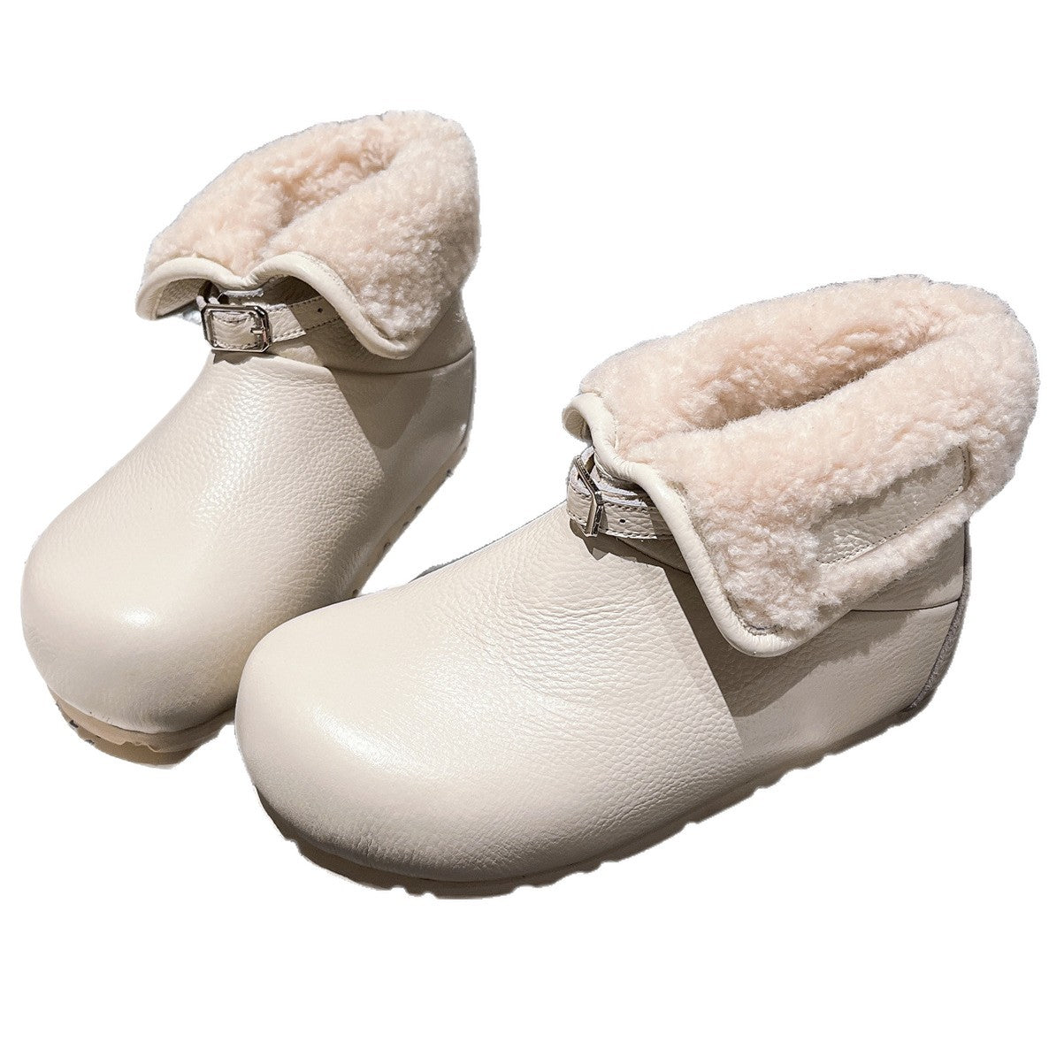 Damen Winterboots Weich Kunstfell Warme Schneestiefel