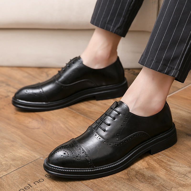 Damen Brogues Leder Schuhe Klassisch Elegantes Design - BerlinGlamour