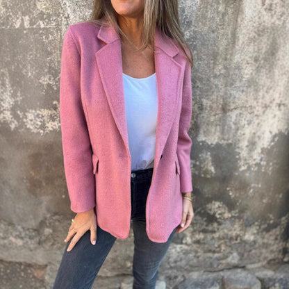 Damen Blazer Gestreift Elegant Berlin Style