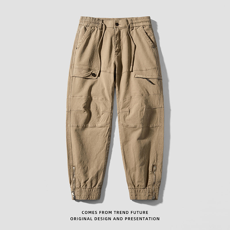 Herren Cargo-Hose Elastisch Mit Taschen Praktisch