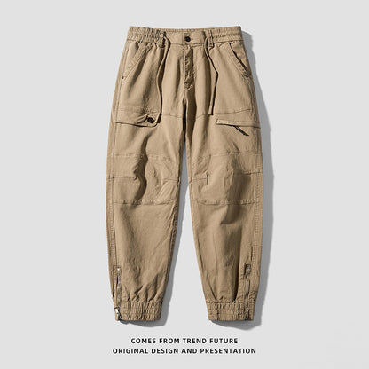 Herren Cargo-Hose Elastisch Mit Taschen Praktisch