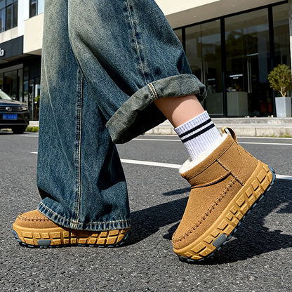 Damen Winterboots Rutschfest Flauschig Warm